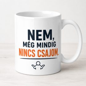 Nem, még mindig nincs csajom vicces bögre
