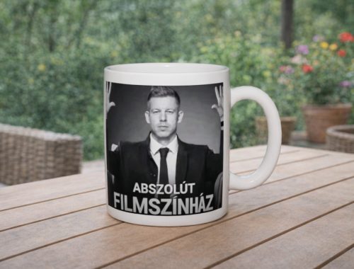 Abszolút filmszínház Tisza párt politikai vicces bögre
