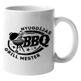 Nyugdíjas grill mester bögre