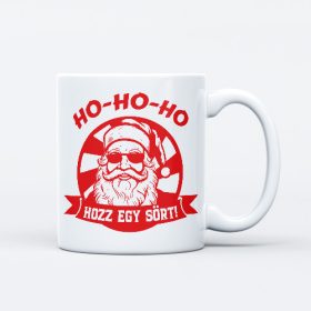 Ho-ho-ho hozz egy sört karácsonyi vicces bögre