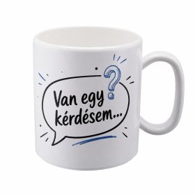   Van egy kérdésem: Leszel a feleségem? Frappáns bögre eljegyzéshez