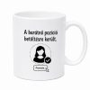 A barátnő pozíció betöltésre került. Leszel a feleségem? Vicces bögre lánykéréshez