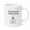 A barátnő pozíció betöltésre került. Leszel a feleségem? vicces bögre