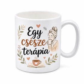Egy csésze terápa bögre