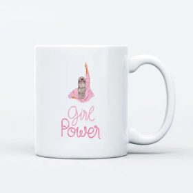 Girl power feliratos női energia bögre nőnapra