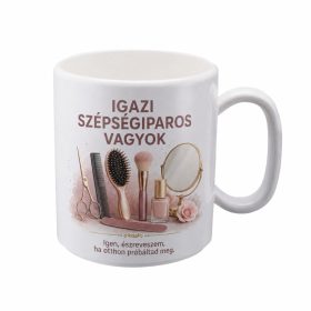 „Igazi szépségiparos vagyok” bögre ajándék