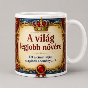A világ legjobb nővére – saját cím bögre