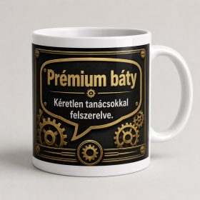 Prémium báty kéretlen tanácsokkal bögre