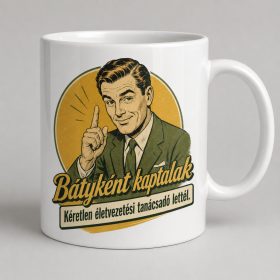 Bátyként kaptalak – kéretlen tanácsadó bögre