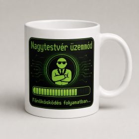 Nagytestvér üzemmód – főnökösködés bögre