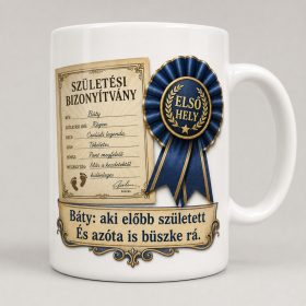 Báty: aki előbb született bögre
