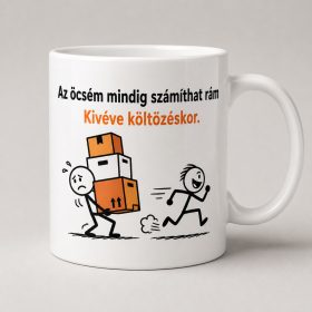 Az öcsém mindig számíthat rám bögre