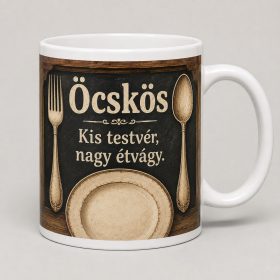 Öcskös – kis testvér, nagy étvágy bögre