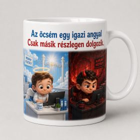 Az öcsém egy igazi angyal bögre