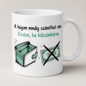 Húg előtte és utána bögre