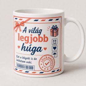 A világ legjobb húga postai bögre