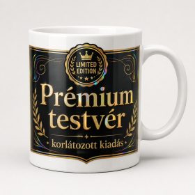 Prémium testvér – korlátozott kiadás bögre