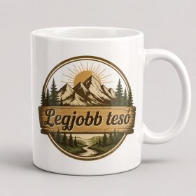 Legjobb tesó hegyvidéki bögre