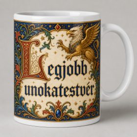 Legjobb unokatestvér – griffes díszítésű bögre