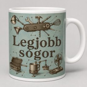 Legjobb sógor – műszaki vintage bögre