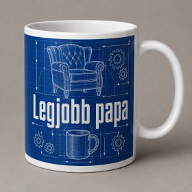 Legjobb papa – tervrajzos bögre