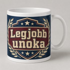 Legjobb unoka – prémium címeres bögre
