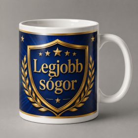 Legjobb sógor – prémium címeres bögre