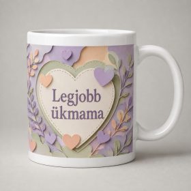 Legjobb ükmama – pasztell szíves bögre