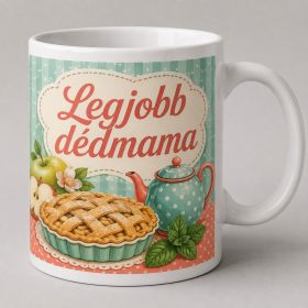 Legjobb dédmama – süteményes vintage bögre