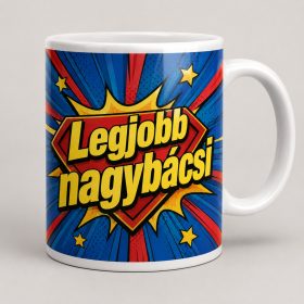 Legjobb nagybácsi – képregényes bögre