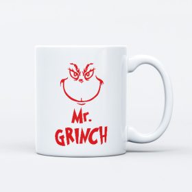 Mr. Grinch vicces bögre Karácsonyra