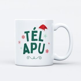 Karácsonyra tél apu bögre