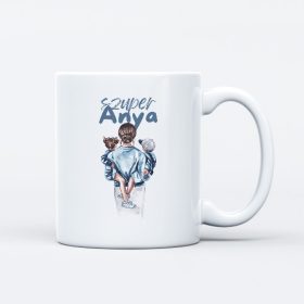 Szuper anya feliratos bögre szuper anyának