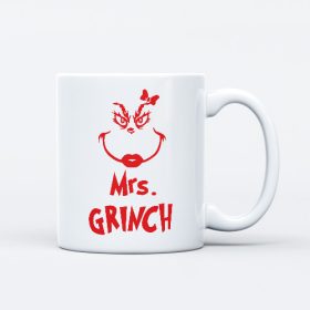 Mrs. Grinch vicces Karácsonyi bögre