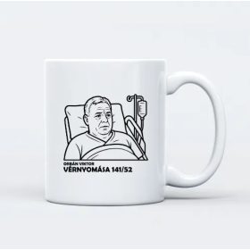   Orbán Viktor vérnyomás 141/52 vicces politikai bögre Tisza pártosoknak