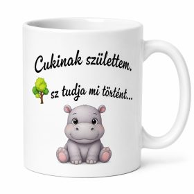   Cukinak születtem... fasz tudja mi történt... vicces tahó bögre