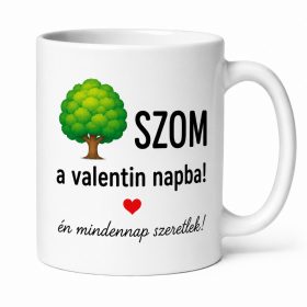 Faszom a valentinnapba vicces bögre pároknak