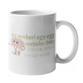 Az emberi agy egy csodálatos dolog vicces bögre