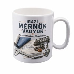 „Igazi mérnök vagyok” bögre ajándék