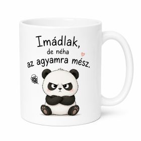 Imádlak, de az agyamra mész vicces bögre pároknak