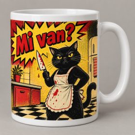   Mi van késes szakács macska születésnapi ajándék férfiaknak