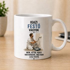 „Igazi festő vagyok” bögre ajándék