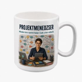 „Igazi projektmenedzser vagyok” bögre ajándék