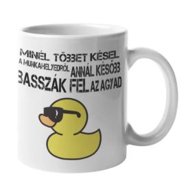 Munkahelyi idegesség humoros bögre