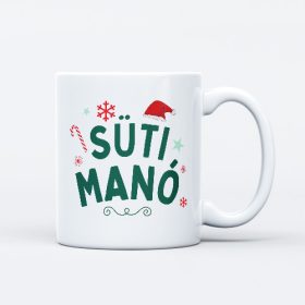 Süti manó bögre Karácsonyra