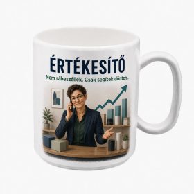 „Igazi értékesítő vagyok” bögre ajándék