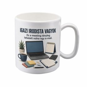 „Igazi irodista vagyok” bögre ajándék