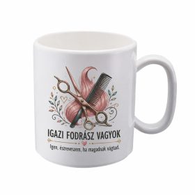 „Igazi fodrász vagyok” bögre ajándék