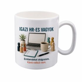 „Igazi HR-es vagyok” bögre ajándék